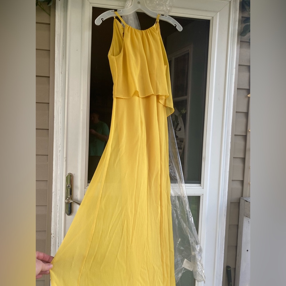 Yellow Bridesmaid Dress